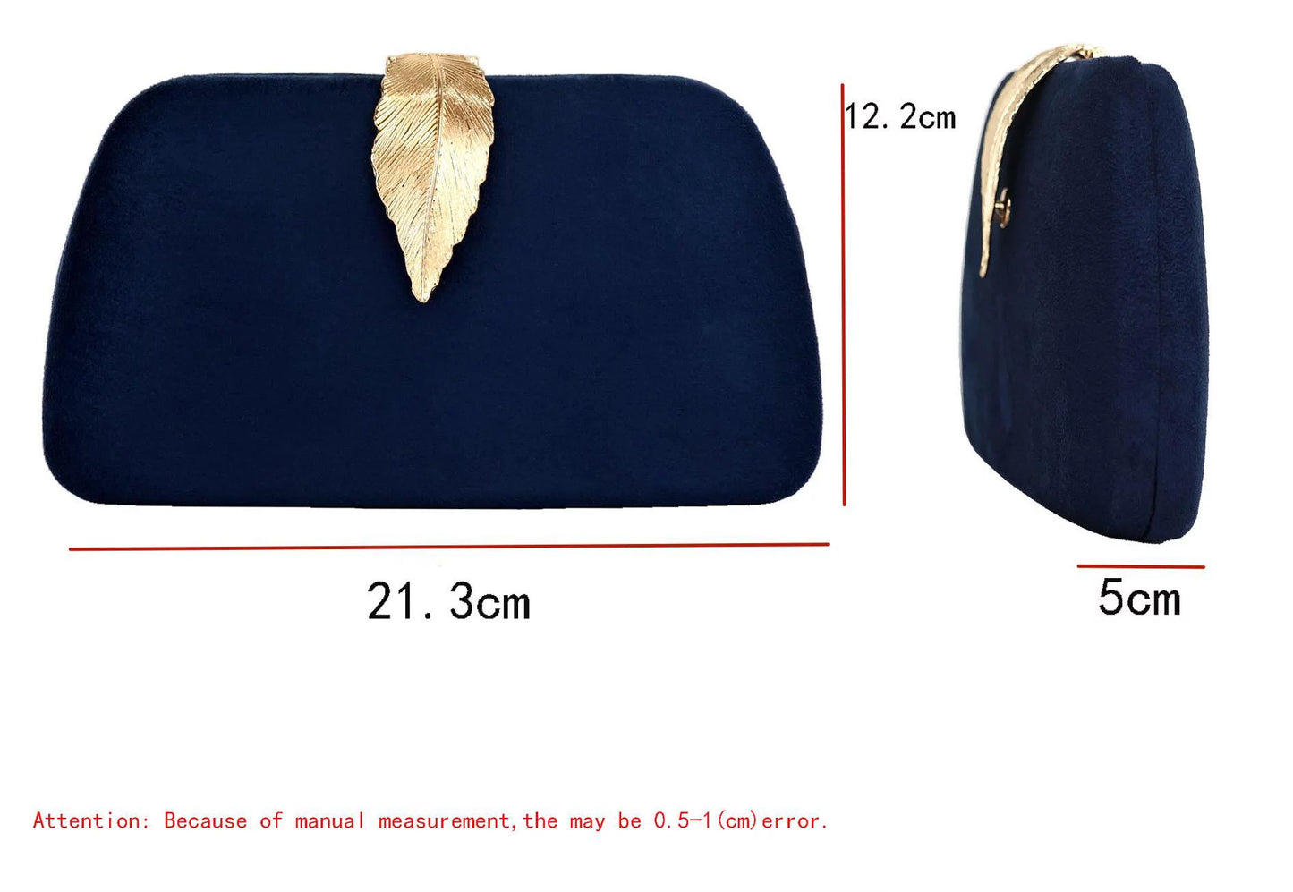 Navy Blue Faux Suede Clutch: The Perfect Accessory for Every Occasion! 💙✨