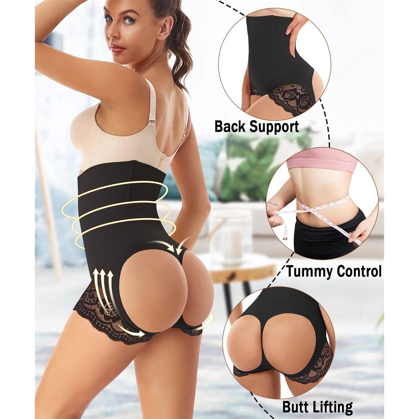 Ultimate Butt Lifting Shapewear for Women - Tummy Control & Booty Enhancer Panties