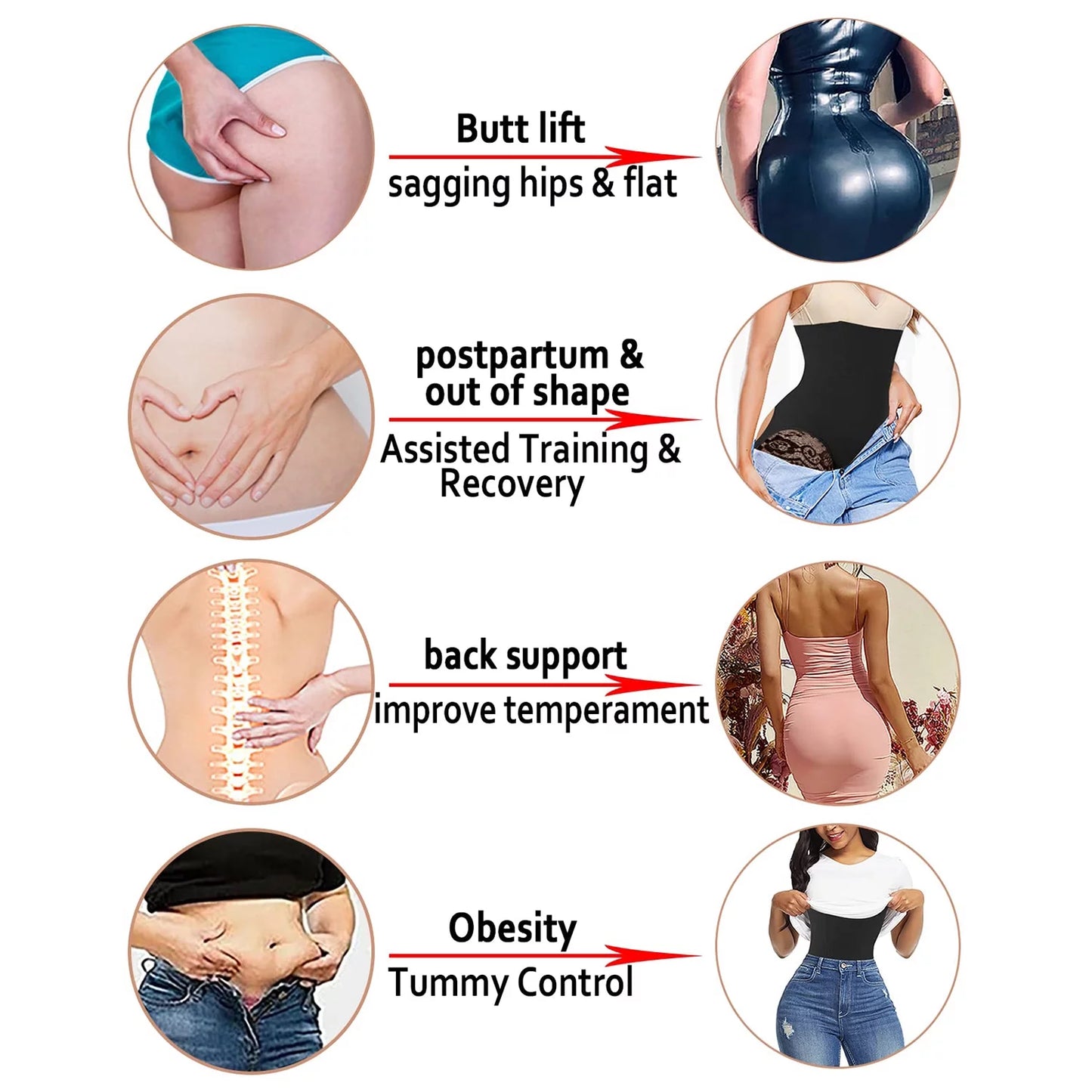 Ultimate Butt Lifting Shapewear for Women - Tummy Control & Booty Enhancer Panties