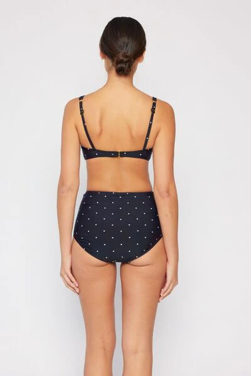 Marina West Swim Take a Dip Twisted High-Rise Bikini Set